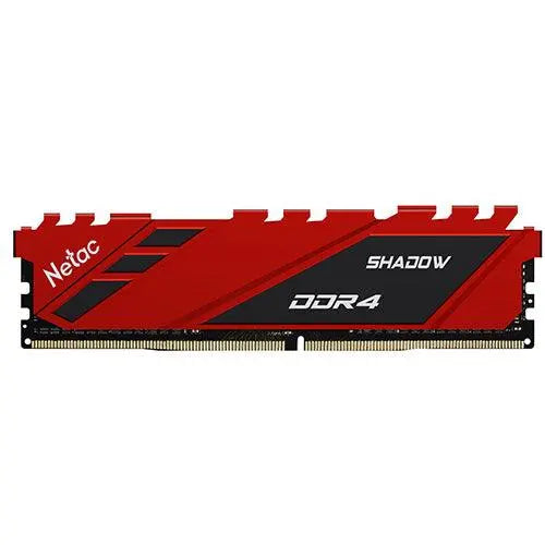 Netac Shadow Red, 16GB, DDR4, 3200MHz (PC4-25600), CL16, DIMM Memory - X-Case