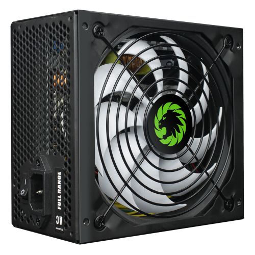 GameMax 400W GP400A PSU, Fully Wired, 12cm Fan, 80+ Bronze, Black Mesh Cables, Power Lead Not Included-2