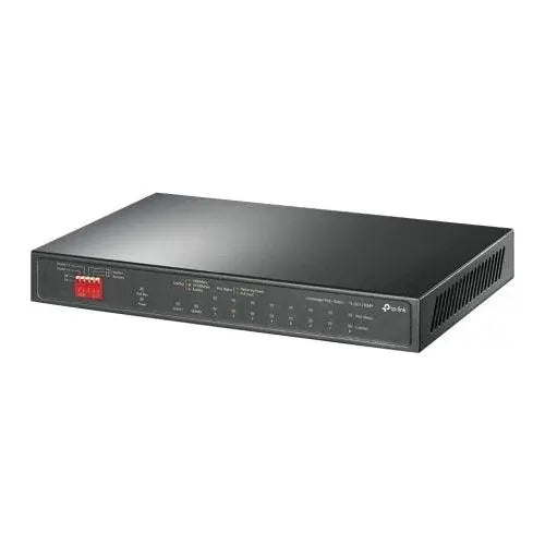 TP-LINK (TL-SG1210MP) 10-Port Gigabit Desktop Switch with 8-Port PoE+, 9-Port RJ45 & 1-Port Combo SFP/RJ45 - X-Case