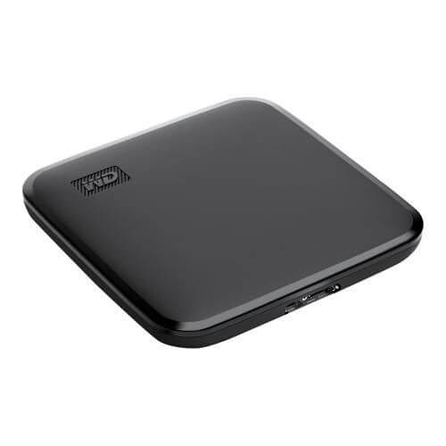 WD Elements SE 2TB Pocket Size External SSD, USB 3.2 Gen1 Type-A, Drop Resistance, Black-0