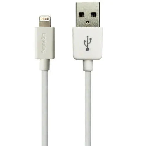 Sandberg Apple Approved Lightning Cable, 1 Metre, White, 5 Year Warranty - X-Case