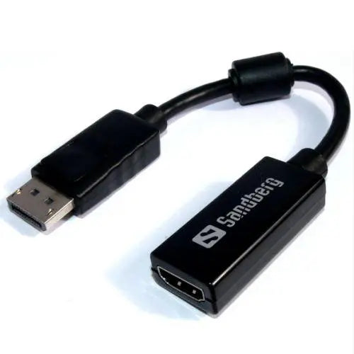 Sandberg DisplayPort Male to Female HDMI Converter Cable, Black, 5 Year Warranty - X-Case