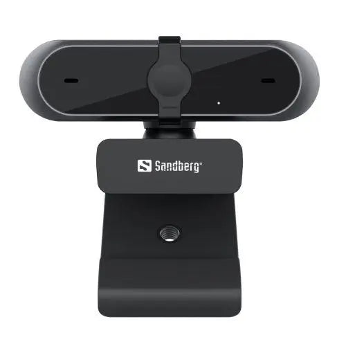 Sandberg USB FHD Webcam Pro, 5MP, Omni-directional Mics, HD Video Calling, Autofocus & Light Correction, 80° Viewing Angle, 5 Year Warranty - X-Case