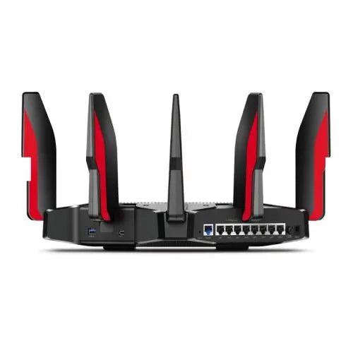 TP-LINK (Archer AX11000) AX11000 (1148+4804+4804) Wireless Tri-Band Wi-Fi 6 Gaming Router, 8-Port, 2.5Gbps WAN, MU-MIMO, USB 3.0 A&C - X-Case