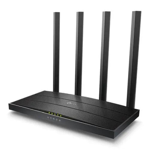 TP-LINK (Archer C80) AC1900 (600+1300) Wireless Dual Band GB Cable Router, 4-Port, 3x3 MIMO, MU-MIMO - X-Case