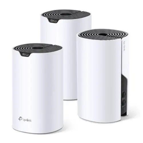 TP-LINK (DECO S4) Whole-Home Mesh Wi-Fi System, 3 Pack, Dual Band AC1200, MU-MIMO, 2 x LAN on each Unit - X-Case
