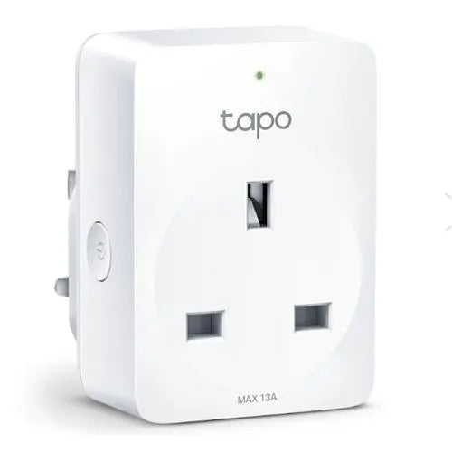 TP-LINK (TAPO P100) Mini Smart Wi-Fi Socket, Remote Access, Scheduling, Away Mode, Voice Control - X-Case