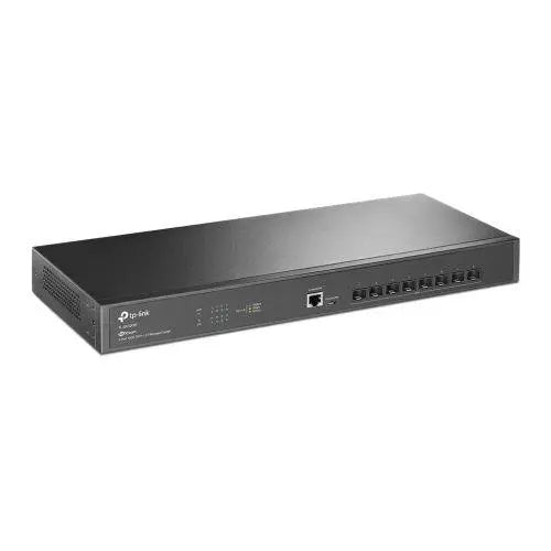 TP-LINK (TL-SX3008F) JetStream 8-Port 10GE SFP+ L2+ Managed Switch, Centralized Management, Fanless, Rackmountable - X-Case
