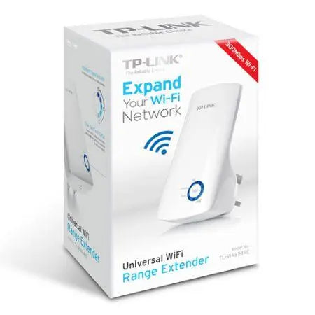 TP-LINK (TL-WA854RE) 300Mbps Wall-Plug Wifi Range Extender, No LAN - X-Case