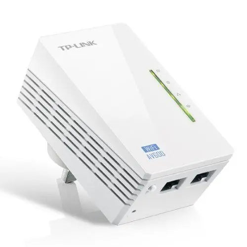 TP-LINK (TL-WPA4220 V4) 300Mbps AV600 Wireless N Powerline Adapter, Single Add-on Adapter - X-Case