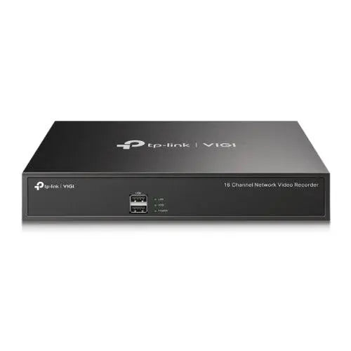 TP-LINK (VIGI NVR1016H) 16-Channel NVR, No HDD (Max 10TB), Quick Lookup and Playback, Remote Monitoring, H.265+, Two-Way Audio - X-Case