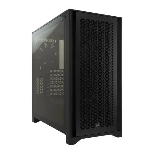 Corsair 4000D Airflow Gaming Case w/ Tempered Glass Window, E-ATX, 2 x AirGuide Fans, High-Airflow Front Panel, USB-C, Black - X-Case