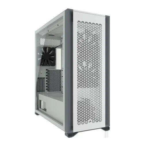 Corsair 7000D Airflow Gaming Case w/ Tempered Glass Window, E-ATX, 3 x AirGuide Fans, High-Airflow Front Panel, USB-C, White - X-Case