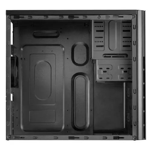 Antec VSK3000B U3/U2 Micro ATX Case, No PSU, 9.2cm Fan, USB 3.0, Black with Black Interior - X-Case
