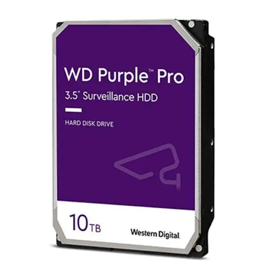 WD 3.5", 10TB, SATA3, Purple Surveillance Hard Drive, 7200RPM, 256MB Cache, OEM - X-Case