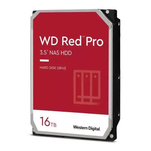 WD 3.5", 16TB, SATA3, Red Pro Series NAS Hard Drive, 7200RPM, 512MB Cache, OEM - X-Case
