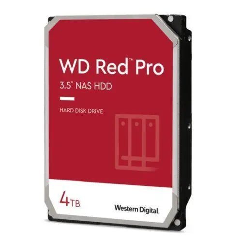 WD 3.5", 4TB, SATA3, Red Pro Series NAS Hard Drive, 7200RPM, 256MB Cache, OEM - X-Case