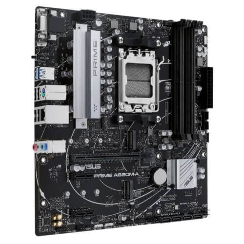 Asus PRIME A620M-A-CSM - Corporate Stable Model, AMD A620, AM5, Micro ATX, 4 DDR5, VGA, HDMI, DP, GB LAN, PCIe4, 2x M.2-1