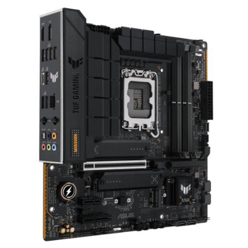 Asus TUF GAMING B760M-PLUS WIFI II, Intel B760, 1700, Micro ATX, 4 DDR5, HDMI, DP, Wi-Fi 6E, 2.5G LAN, PCIe5, 3x M.2-1