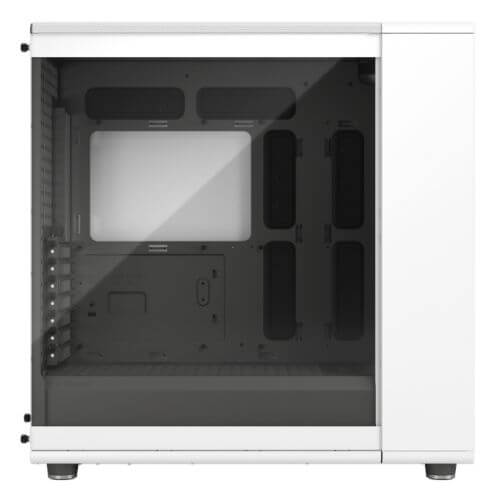 Fractal Design North XL Chalk White (TG Clear) Case w/ Clear Glass Window, E-ATX, 3 PWM Fans, USB-C, Oak Front-4