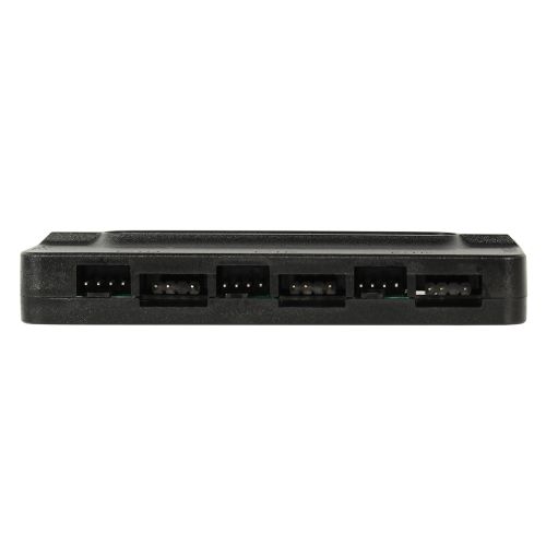 GameMax 6-port ARGB PWM 3-Pin Aura Sync Fan Hub, SATA Powered-2