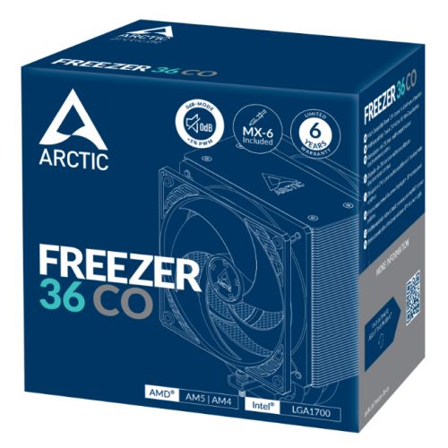 Arctic Freezer 36 CO Heatsink & Fan for Continuous Operation, Intel & AMD, Direct Touch, 2x P12 PWM PST CO Fans, Dual Ball Bearing-5