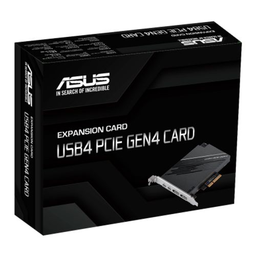 Asus USB4 PCIe Gen4 Expansion Card, Dual USB4 Type-C, DisplayPort 1.4, PCIe 4.0 x4 interface-2