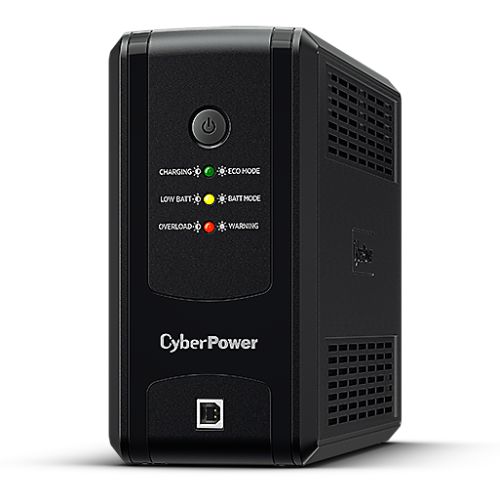 CyberPower UT 850VA Line Interactive Tower UPS, 425W, LED Indicators, 4x IEC, AVR Energy Saving, Up to 1Gbps Ethernet-0