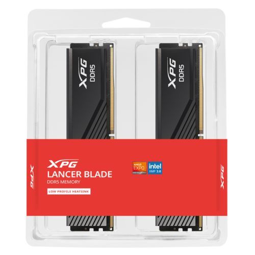 ADATA XPG Lancer Blade 32GB Kit (2 x 16GB), DDR5, 6400MHz (PC5-51200), CL32, 1.4V, ECC, PMIC, XMP 3.0, AMD EXPO, DIMM Memory - X-Case.co.uk Ltd