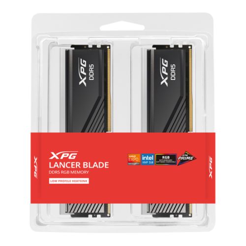 ADATA XPG Lancer Blade RGB 32GB Kit (2 x 16GB), DDR5, 6000MHz, CL30, 1.35V, ECC, PMIC, XMP 3.0, AMD EXPO, DIMM Memory - X-Case.co.uk Ltd