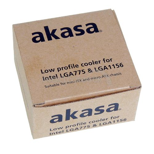Akasa AK-CCE-7106HP Heatsink and Fan, Sockets 775, 115x, 1200, Low Profile, PWM Fan, up to 73W - X-Case.co.uk Ltd