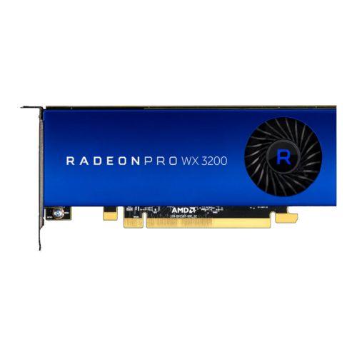 AMD Radeon Pro WX 3200 Professional Graphics Card, 4GB DDR5, 4 miniDP, 1.66TFLOPS, Low Profile - X-Case.co.uk Ltd