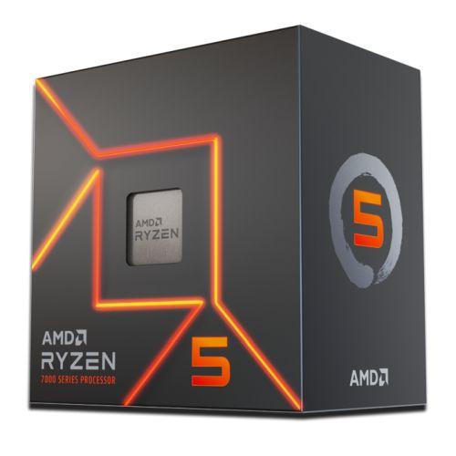 AMD Ryzen 5 7600 CPU w/ Wraith Prism RGB Cooler, AM5, 3.8GHz (5.1 Turbo), 6-Core, 65W, 38MB Cache, 5nm, 7th Gen, Radeon Graphics - X-Case.co.uk Ltd