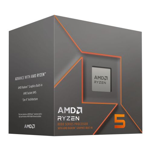 AMD Ryzen 5 8500G with Wraith Stealth Cooler, AM5, Up to 5.0GHz, 6-Core, 65W, 22MB Cache, 4nm, 8th Gen, Radeon Graphics - X-Case.co.uk Ltd