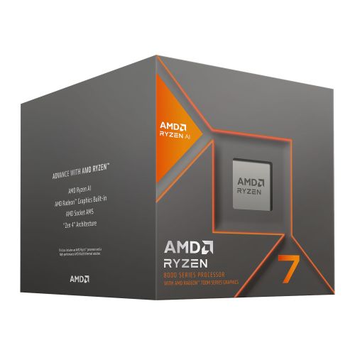 AMD Ryzen 7 8700G with Wraith Spire RGB Cooler, AM5, Up to 5.1GHz, 8-Core, 65W, 24MB Cache, 4nm, 8th Gen, Radeon Graphics - X-Case.co.uk Ltd