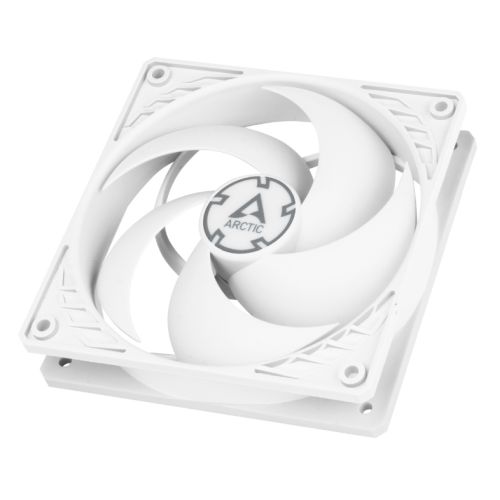 Arctic P12 12cm Pressure Optimised PWM PST Case Fan, Fluid Dynamic, 200-1800 RPM, White - X-Case