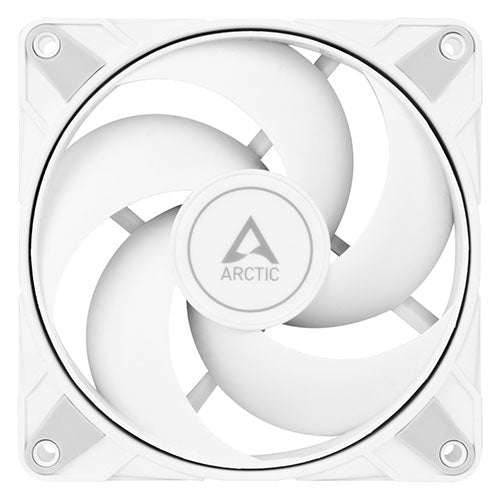 Arctic P12 Max High-Performance 12cm PWM Case Fan, Dual Ball Bearing, 200-3300 RPM, 0dB Mode, White - X-Case