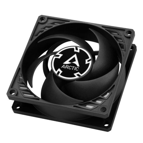 Arctic P8 8cm PWM PST CO Case Fan for Continuous Operation, Pressure-Optimised, Dual Ball Bearing, 200-3000 RPM, Black - X-Case.co.uk Ltd