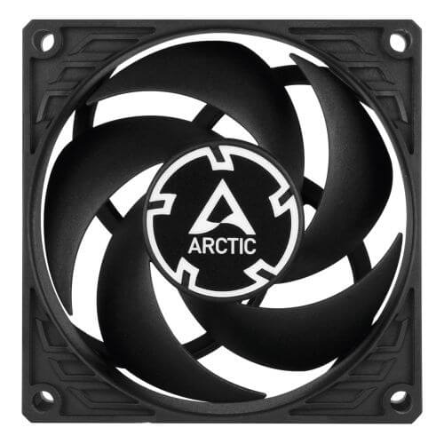 Arctic P8 Max High-Performance 8cm PWM Case Fan, Dual Ball Bearing, 500-5000 RPM, 0dB Mode, Black - X-Case.co.uk Ltd