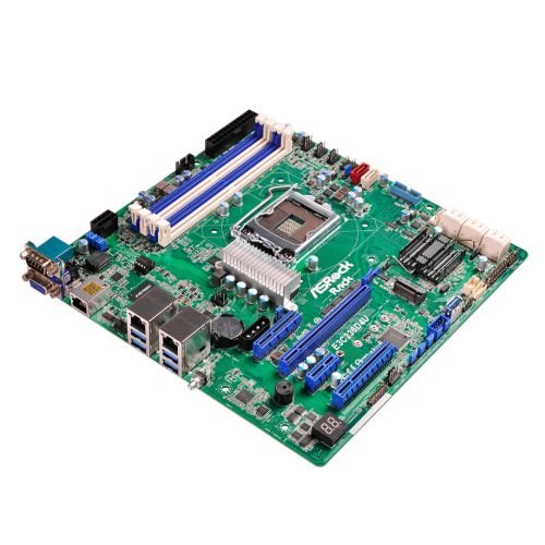 Asrock Rack E3C236D4U Server Board, Intel C236, 1151, Micro ATX, DDR4, Dual GB LAN, IPMI LAN, Serial Port - X-Case