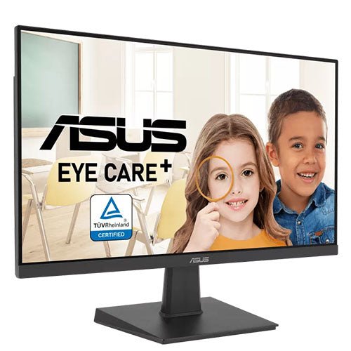 Asus 27" Frameless Eye Care Gaming Monitor (VA27EHF), IPS, 1920 x 1080, 1ms, 100Hz, Adaptive-Sync, VESA - X-Case.co.uk Ltd