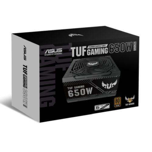 Asus 650W TUF Gaming PSU, Double Ball Bearing Fan, Fully Wired, 80+ Bronze, 0dB Tech - X-Case.co.uk Ltd