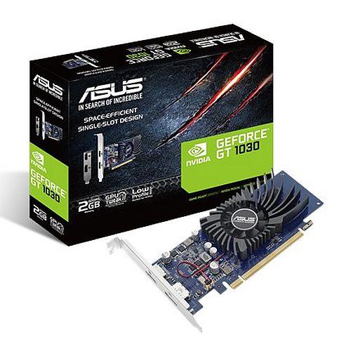 Asus GT1030, 2GB DDR5, PCIe3, HDMI, DP, 1506MHz Clock, Low Profile (Bracket Included) - X-Case.co.uk Ltd