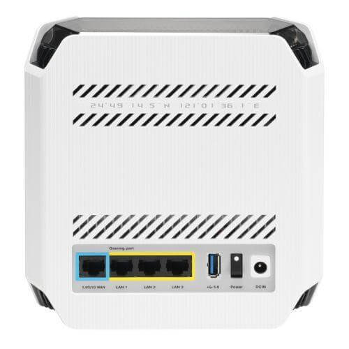 Asus (GT6 1-Pack White) ROG Rapture AX10000 Tri-Band Gaming Mesh Wi-Fi 6 System, 2.5G LAN, AiMesh, RangeBoost Plus, AiProtection Pro, RGB - X-Case.co.uk Ltd