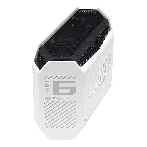 Asus (GT6 1-Pack White) ROG Rapture AX10000 Tri-Band Gaming Mesh Wi-Fi 6 System, 2.5G LAN, AiMesh, RangeBoost Plus, AiProtection Pro, RGB - X-Case.co.uk Ltd