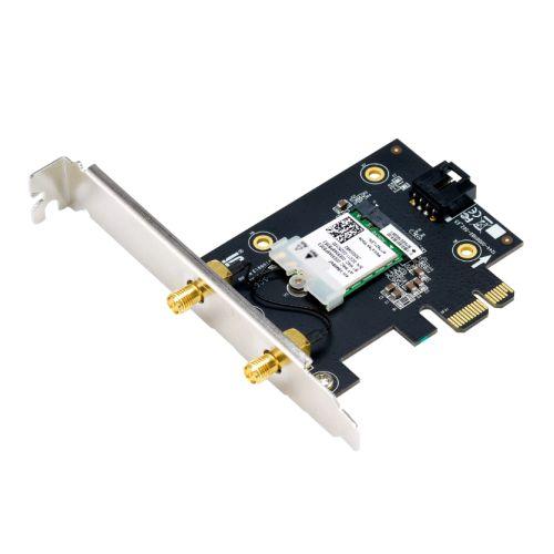 Asus (PCE-AXE5400) AXE5400 Wi-Fi 6E Tri-Band PCI Express Adapter, Bluetooth 5.2 OFDMA & MU-MIMO - X-Case.co.uk Ltd