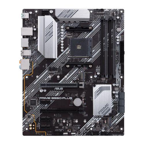 Asus PRIME B550-PLUS, AMD B550, AM4, ATX, 4 DDR4, HDMI, DP, XFire, PCIe4, M.2 - X-Case.co.uk Ltd