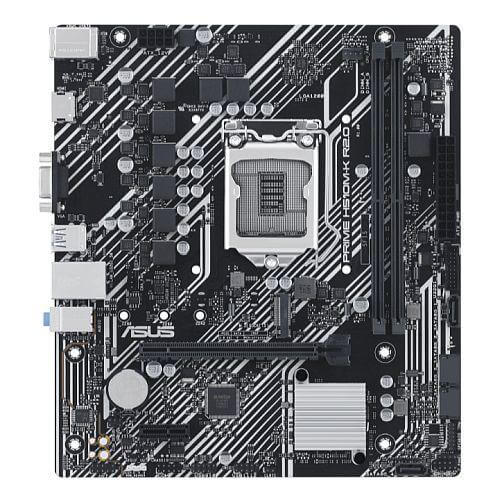 Asus PRIME H510M-K R2.0, Intel H510, 1200, Micro ATX, 2 DDR4, VGA, HDMI, 1x M.2 - X-Case.co.uk Ltd