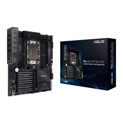 Asus PRO WS W790-ACE, Workstation, Intel W790, LGA4677, CEB, 8 DDR5, 10G & 2.5G LAN, IPMI Remote Management, SlimSAS, PCIe5, 2x M.2 - X-Case.co.uk Ltd