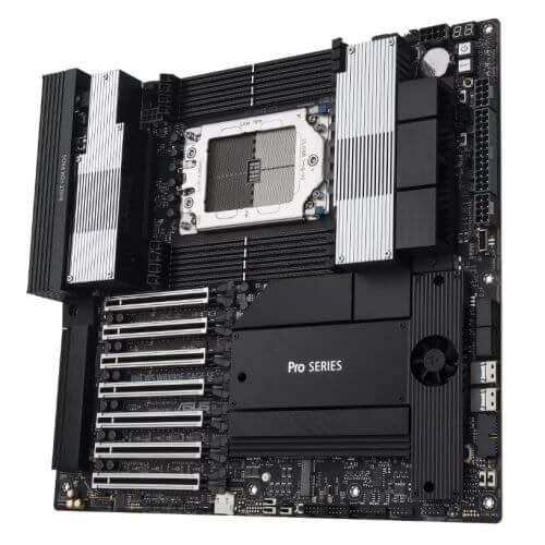 Asus PRO WS WRX90E-SAGE SE, Workstation, AMD WRX90, sTR5, EEB, 8 DDR5 ECC, Dual 10G LAN, SlimSAS, 7x PCIe5 x16, 4x M.2 - X-Case.co.uk Ltd